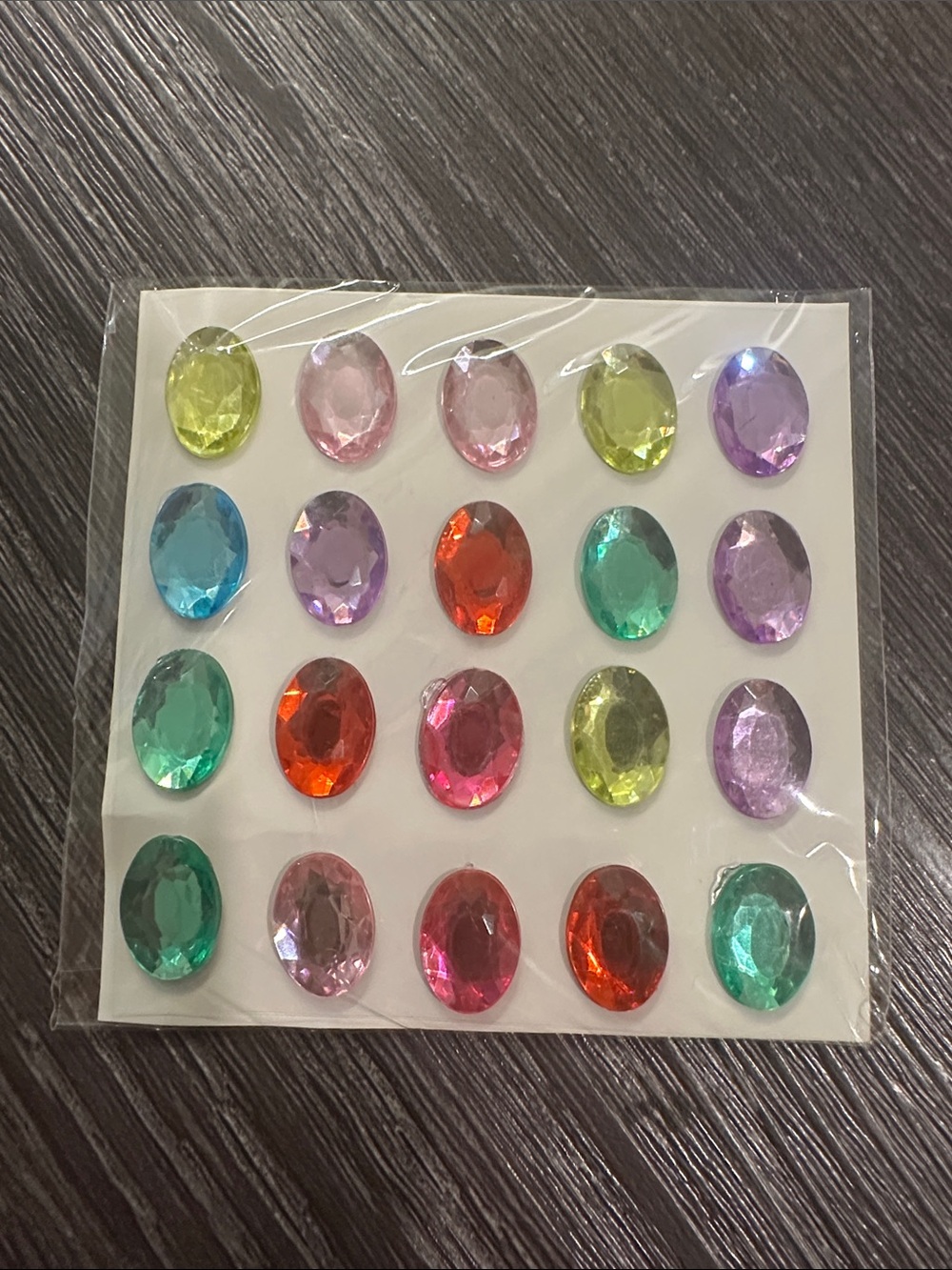 Assorted Multicolor Body/Nail Art Jewel Stickers - Decorative Gems Pack - Picture 8 of 14